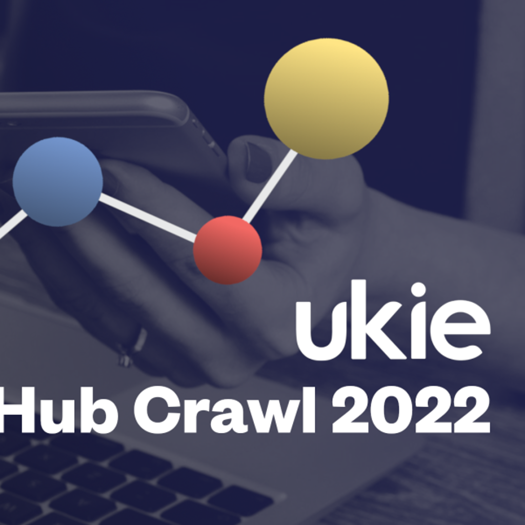 Promotional artwork for the UKIE Hub Crawl 2022